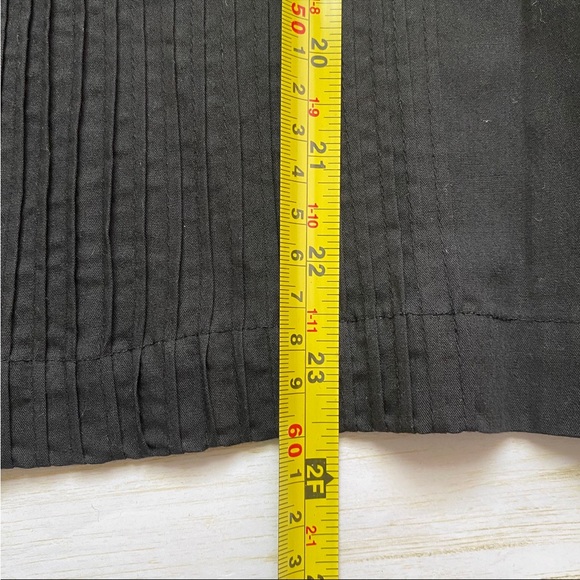 Vintage Black Collared Gothic Style College Town Blouse - Picture 8 of 8